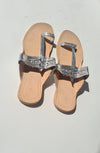 handmade Kolhapuri slippers SILVER