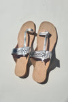 handmade Kolhapuri slippers SILVER