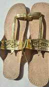 handmade Kolhapuri slippers GOLD